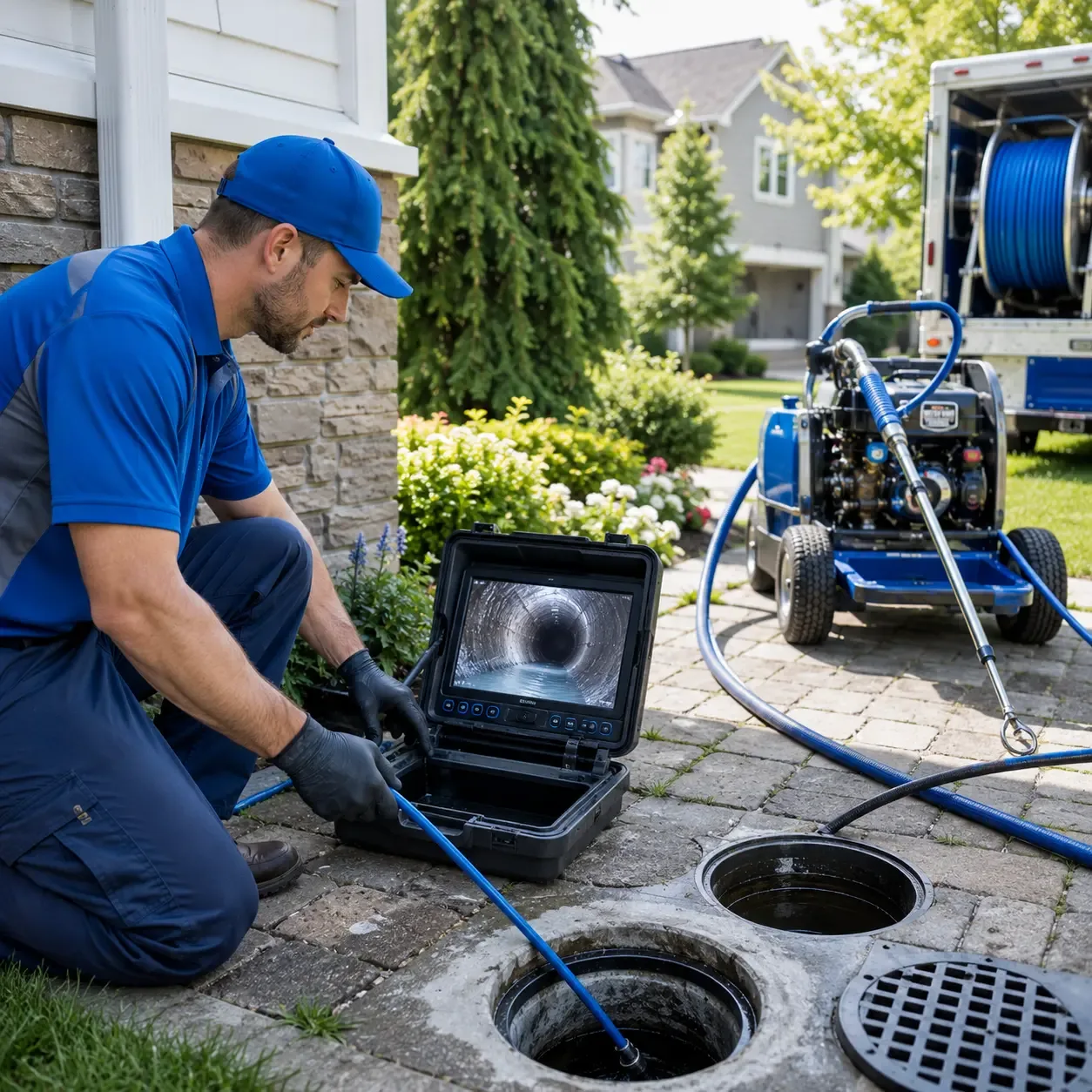 Outdoor drain cleaning professionals serving Hillview, IL